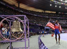 Paris 2024 - USA’s Noah Lyles Takes Gold in Men’s 100m