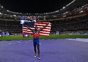 Paris 2024 - USA’s Noah Lyles Takes Gold in Men’s 100m