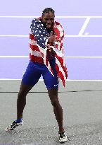 Paris 2024 - USA’s Noah Lyles Takes Gold in Men’s 100m