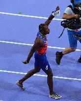 Paris 2024 - USA’s Noah Lyles Takes Gold in Men’s 100m