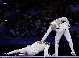 Paris 2024 - France Take Bronze In Men's Foil Team