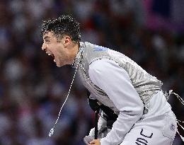 Paris 2024 - France Take Bronze In Men's Foil Team