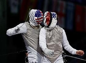 Paris 2024 - France Take Bronze In Men's Foil Team