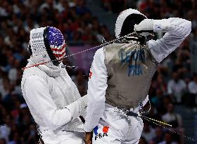 Paris 2024 - France Take Bronze In Men's Foil Team