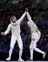 Paris 2024 - France Take Bronze In Men's Foil Team