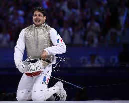 Paris 2024 - France Take Bronze In Men's Foil Team