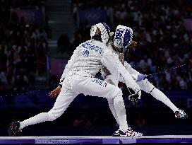 Paris 2024 - France Take Bronze In Men's Foil Team