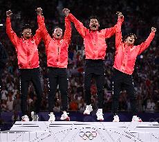 Paris 2024 - France Take Bronze In Men's Foil Team