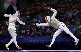 Paris 2024 - France Take Bronze In Men's Foil Team