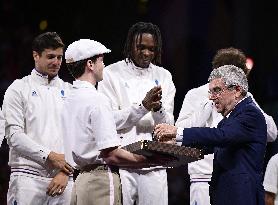 Paris 2024 - France Take Bronze In Men's Foil Team