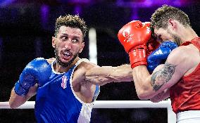 Paris 2024 - France’s Sofiane Oumiha Through To The Men's 63.5kg Final