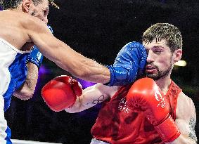 Paris 2024 - France’s Sofiane Oumiha Through To The Men's 63.5kg Final