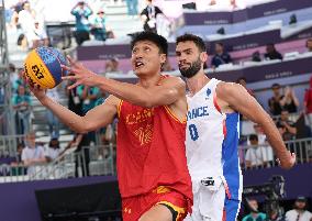 Paris 2024 - Men's 3x3 Basketball China v France