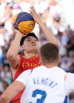 Paris 2024 - Men's 3x3 Basketball China v France