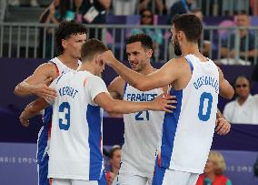 Paris 2024 - Men's 3x3 Basketball China v France