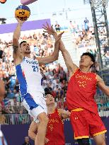 Paris 2024 - Men's 3x3 Basketball China v France