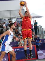 Paris 2024 - Men's 3x3 Basketball China v France