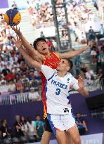 Paris 2024 - Men's 3x3 Basketball China v France