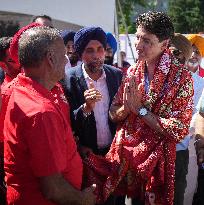 Trudeau Attends The Mela Gadri Babian Da Festival - Canada