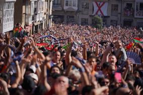 Beginning Of The Festivities Of La Blanca - Spain