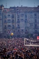 Beginning Of The Festivities Of La Blanca - Spain