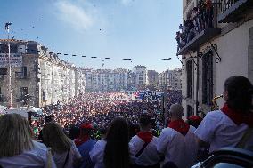 Beginning Of The Festivities Of La Blanca - Spain