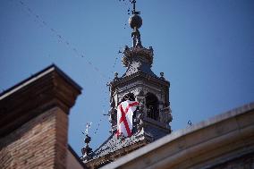 Beginning Of The Festivities Of La Blanca - Spain