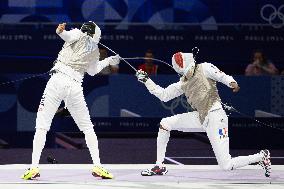 Paris 2024 - France Take Bronze In Men's Foil Team