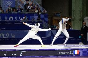 Paris 2024 - France Take Bronze In Men's Foil Team