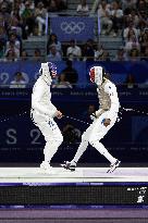 Paris 2024 - France Take Bronze In Men's Foil Team