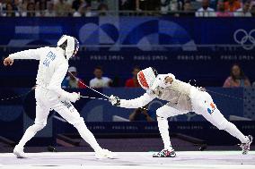 Paris 2024 - France Take Bronze In Men's Foil Team