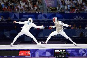 Paris 2024 - France Take Bronze In Men's Foil Team