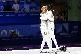 Paris 2024 - France Take Bronze In Men's Foil Team