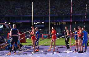 (PARIS2024) FRANCE-PARIS-OLY-ATHLETICS-POLE VAULT-WOMEN