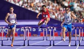 (PARIS2024) FRANCE-PARIS-OLY-ATHLETICS-400M HURDLES-MEN