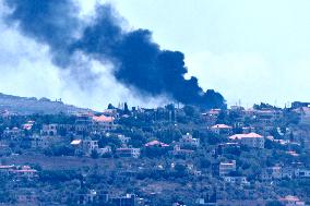 LEBANON-TAYBEH-ISRAEL-BORDER-TENSIONS