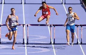 (PARIS2024) FRANCE-PARIS-OLY-ATHLETICS-400M HURDLES-MEN