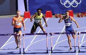 (PARIS2024) FRANCE-PARIS-OLY-ATHLETICS-400M HURDLES-MEN