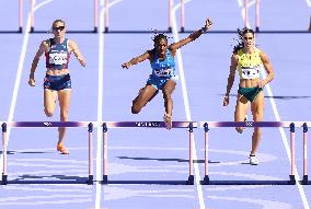 (PARIS2024) FRANCE-PARIS-OLY-ATHLETICS-400M HURDLES-WOMEN
