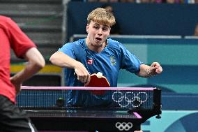 Paris 2024 - Table Tennis - Sweden v Denmark