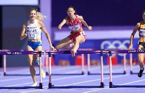 (PARIS2024) FRANCE-PARIS-OLY-ATHLETICS-400M HURDLES-WOMEN