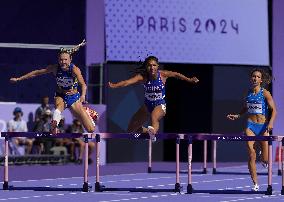 (PARIS2024) FRANCE-PARIS-OLY-ATHLETICS-400M HURDLES-WOMEN