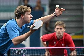 Paris 2024 - Table Tennis - Sweden v Denmark