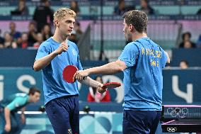 Paris 2024 - Table Tennis - Sweden v Denmark