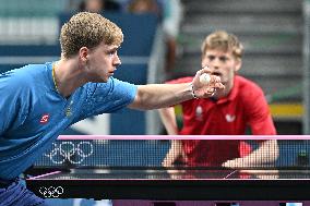 Paris 2024 - Table Tennis - Sweden v Denmark