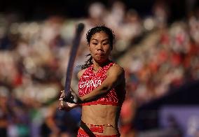 (PARIS2024) FRANCE-PARIS-OLY-ATHLETICS-POLE VAULT-WOMEN