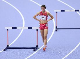 (PARIS2024) FRANCE-PARIS-OLY-ATHLETICS-400M HURDLES-WOMEN