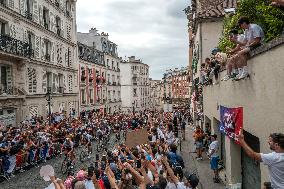 Paris 2024 - Fans Cheer During The Men's Road Race