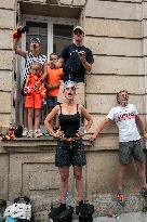 Paris 2024 - Fans Cheer During The Men's Road Race