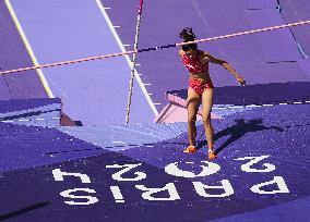 (PARIS2024) FRANCE-PARIS-OLY-ATHLETICS-POLE VAULT-WOMEN